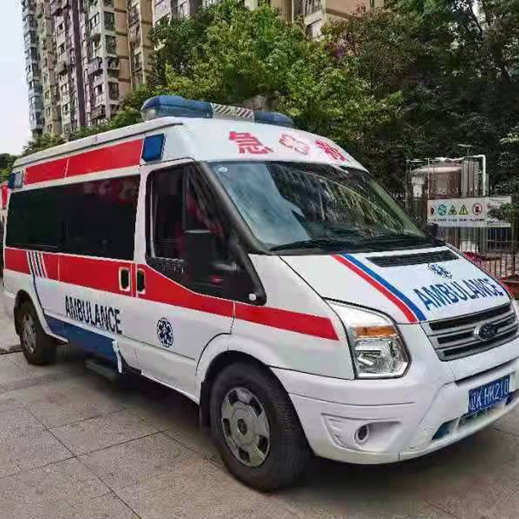 中山长途救护车护送病人返乡